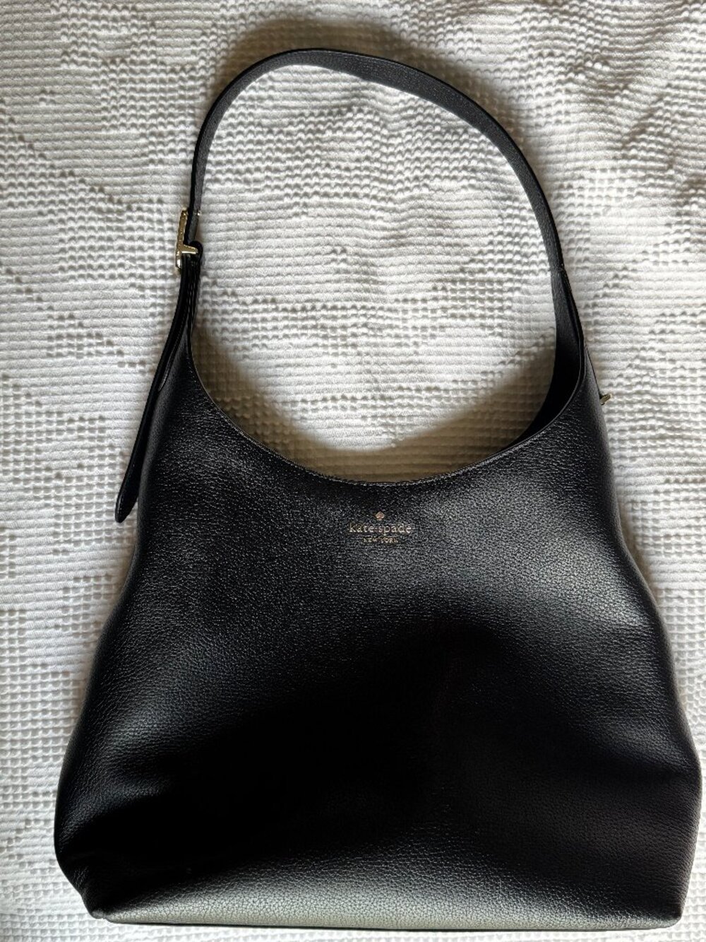 kate spade Black Leather Shoulder Bag